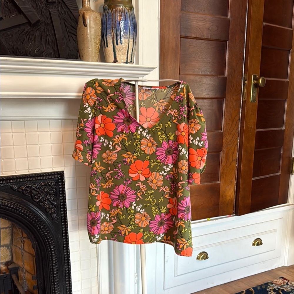 Michelle McDowell Maya top- worn maybe twice- 78 retail